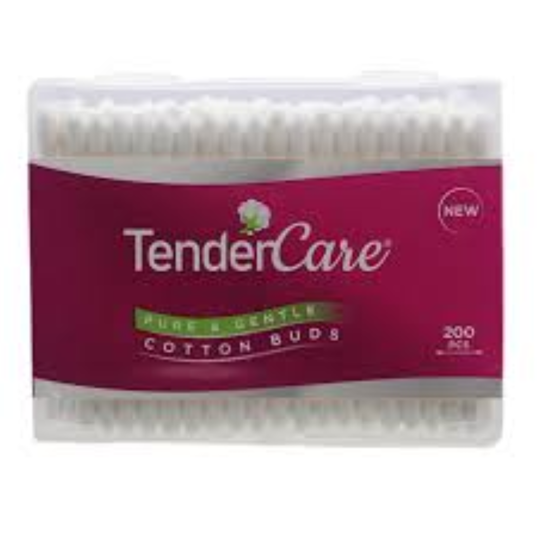 TENDERCARE EARBUDS PACKET WHITE 100'S